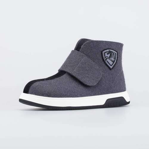 957027-04 Короткие мужские валенки Гран-при темно-серый , фото №1