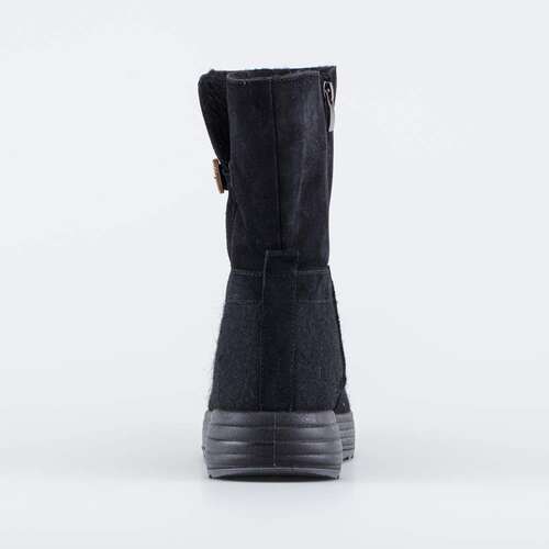 867131-41 Черные женские валенки на молнии , фото №5