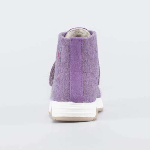 857013-06 Валенки короткие женские сиреневый, фото №5