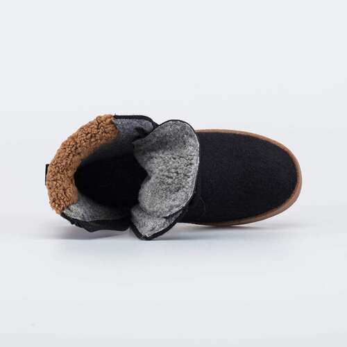 857017-43 Черные валенки-ботинки женские , фото №4