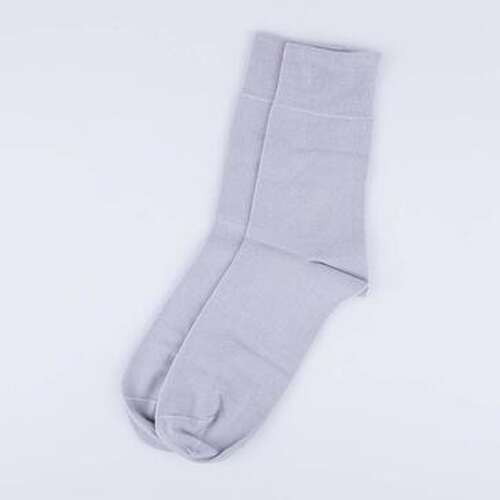 07742636-40 Классические мужские носки серые, фото №2