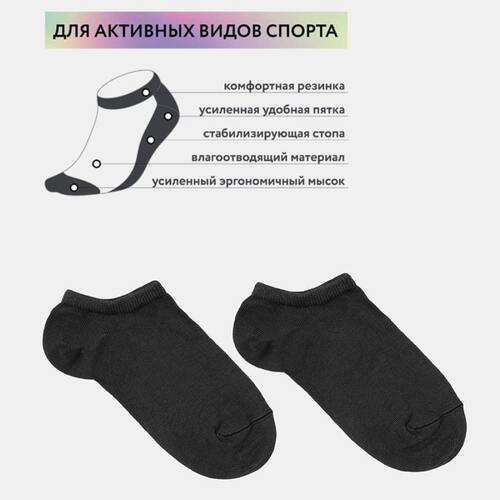 07842554-40 Носки женские хлопок черные, фото №2