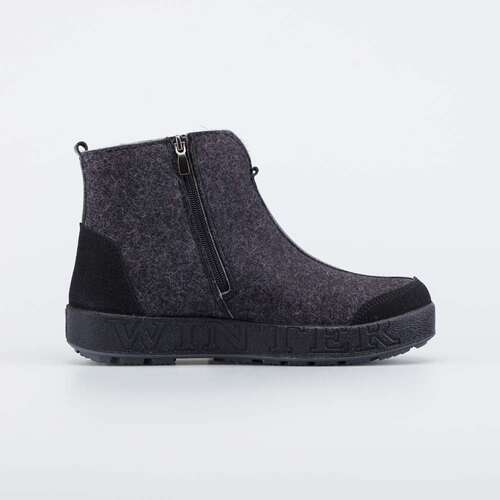 957011-43 Укороченные валенки на молнии, фото №2